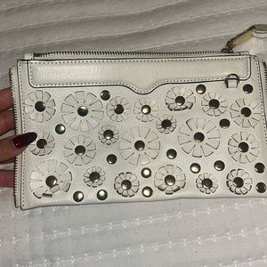 Rebecca Minkoff white clutch